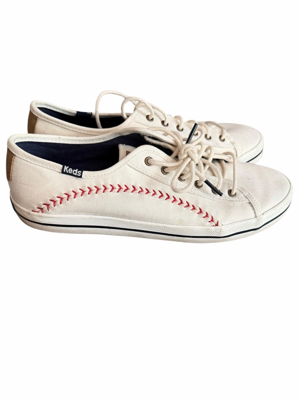 Keds Women’s Baseball Champion Pennant Lace Up | Size 8.5